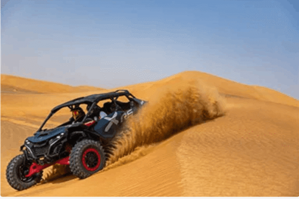 Big Red Desert Buggy Tour – 2 Hours with Camel Ride & Sandboarding